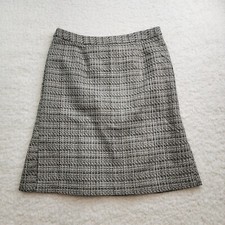 Jaclyn Smith Skirt 10 Taupe Tweed Lined Office Academia School Librarian Career