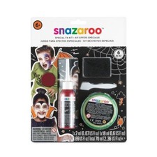 SNAZAROO Special Effects FX Kit HALLOWEEN Blood Wax Face Paint Sponge Spatula