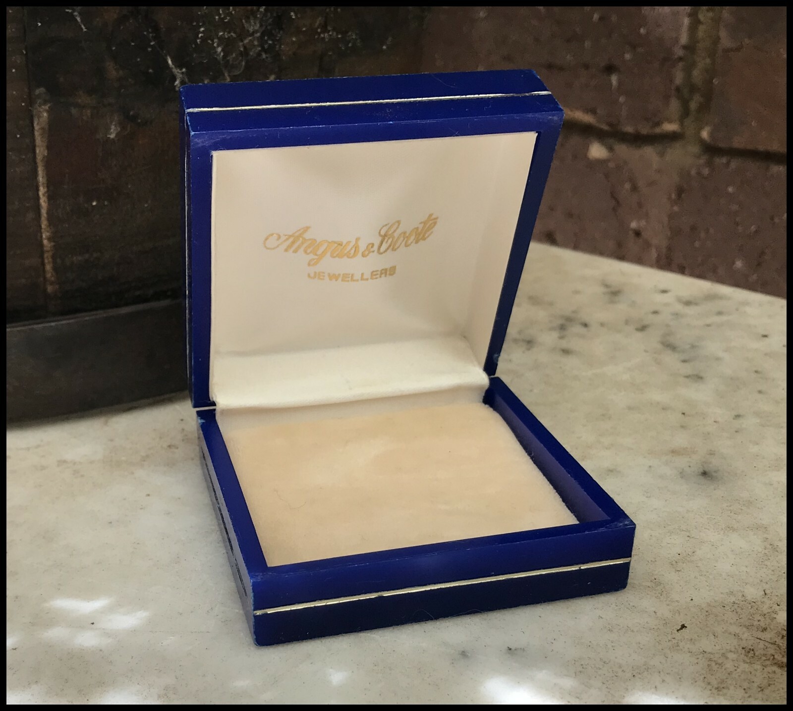 Vintage Angus & Coote Hard Shell Early Plastic Jewelry Brooch Display