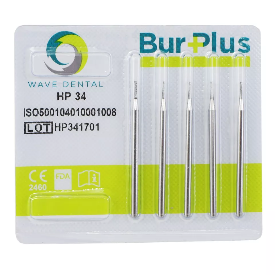 Wave Dental Carbide Burs HP 34 35 37 For Low Speed Straight Handpiece Prima - Image 3 of 4