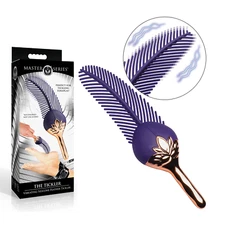 Vibrating Silicone Feather Tickler Vibrator Rechargeable Travel-Friendly Sex Toy
