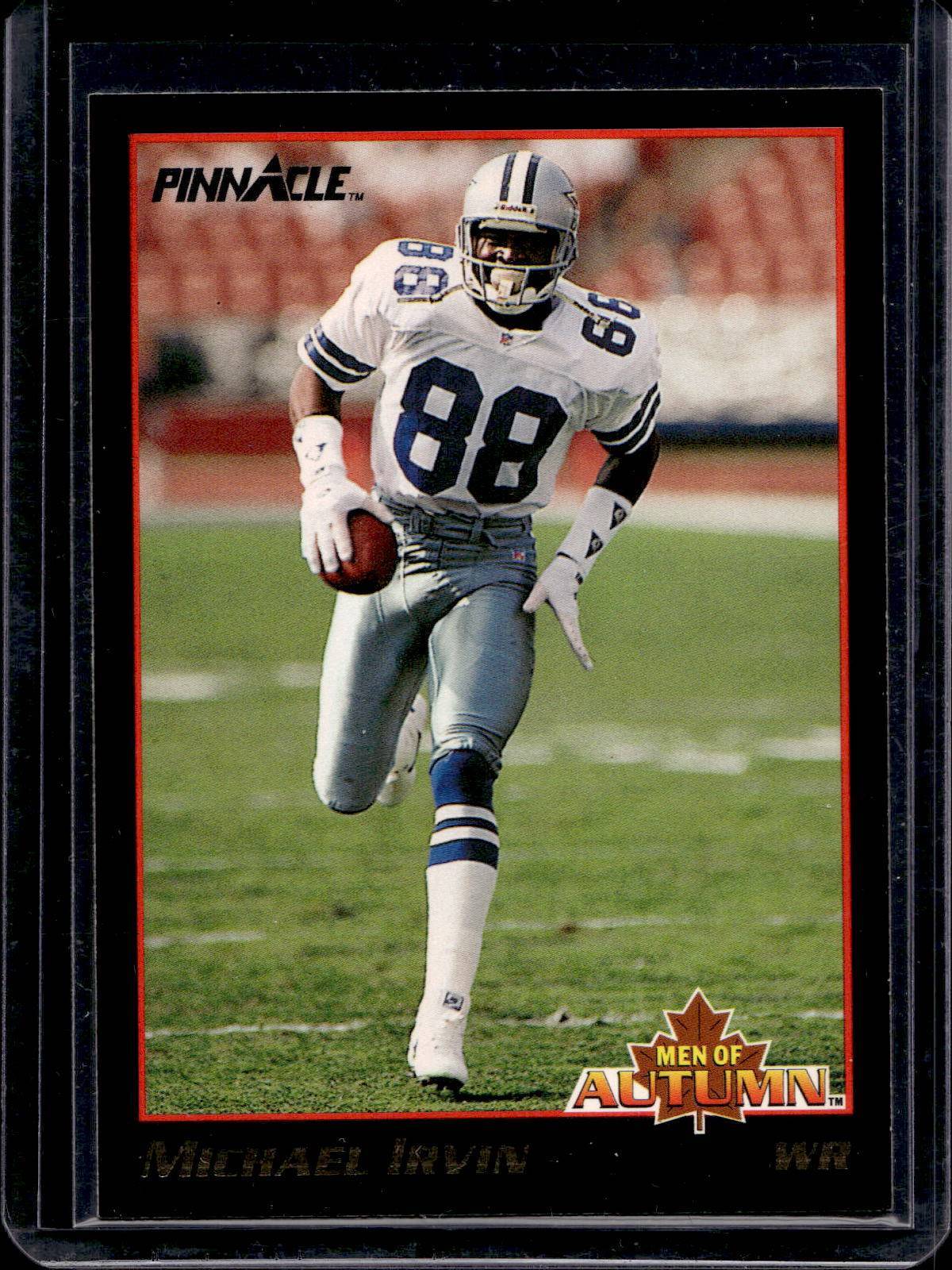 1993 Score #6 Michael Irvin Pinnacle Men of Autumn - HOF
