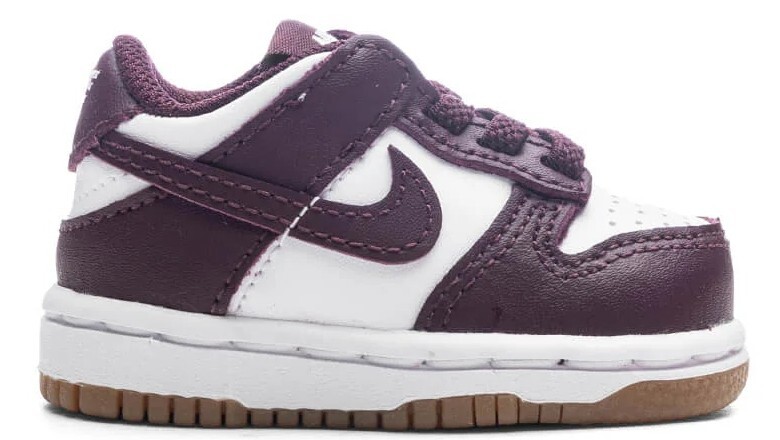 Кроссовки для малышей Nike Dunk Low BTE Белые/бордовые Crush (HJ9285 100) - 5