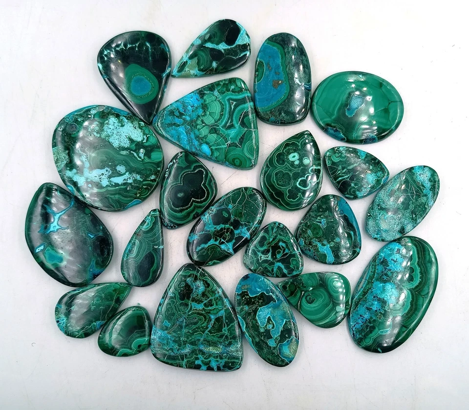 Azurite Malachite Cabochon, Natural Azurite Malachite, Azurite Malachite 72026 - Image 2 of 4