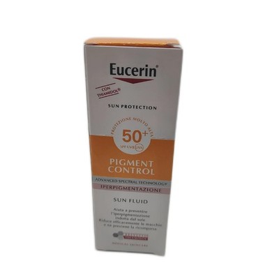 Eucerin Sonnenschutzfluid Gesichtspflege Pigment Control LSF 50 Plus hohe Wirkun