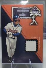 2002 Flair - Jersey Heights Chipper Jones (MEM)