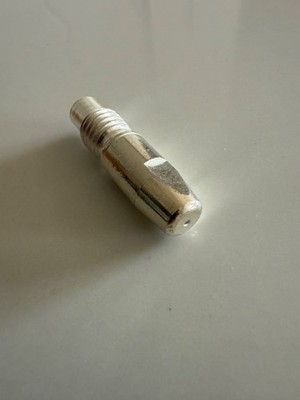 Robotic Welding Contact Tip, Cooper, Silver Hard Coating, 0.045'', Abicor Binzel 