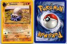 OMANYTE POKEMON NEO DISCOVERY 60/75 COMMON MP UNLIMITED YUKA MORII on eBay
