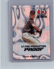 Kash Mayfield 2025 Leaf National NSCC Baseball 1/1 Pre Production Proof