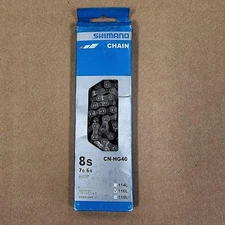Shimano CN-HG40 6/7/8-Speed 116-Links Chain for 18/21/24-Speed MTB / Road Bike
