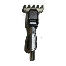 Swivel clamp for stringing machine for tennis racket stringing