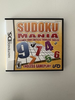 Nintendo DS Sudoku Mania Game Cartridge In Box With Manual