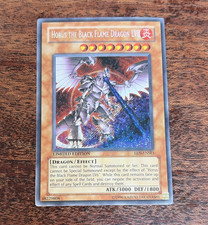 Konami Horus the Black Flame Dragon LV8 Elemental Energy EEN-ENSE1 Secret Rare