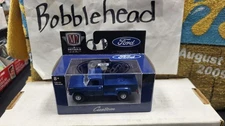 NIB 2021 1970 FORD F-100 CUSTOM 4X4 PICKUP TRUCK BLUE M2 MACHINES 1/64 R68 21-65