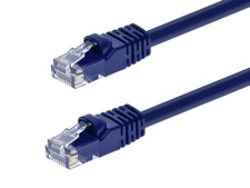 Cat6 Ethernet Patch Cable Network Internet RJ45 Stranded UTP 24AWG 10ft Purple