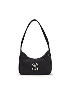 MLB Basic Sportive Hobo Bag NY Black Casual Purse