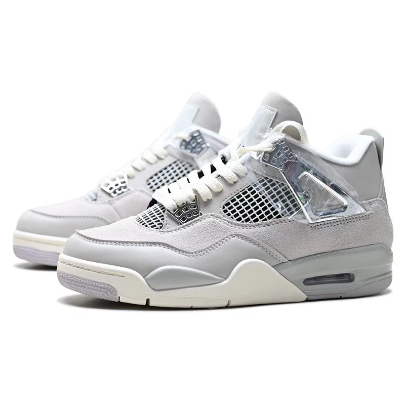 Neu Sportschuhen AJ4 Grau Silber Retro-Basketballschuhen Boardschuhen EUR 36-46 - Bild 2 von 4