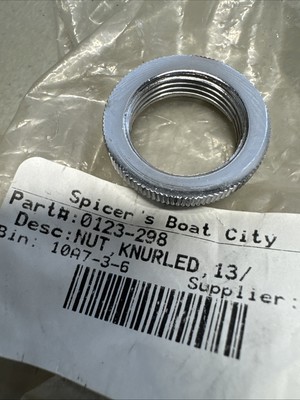 Arctic Cat 0123-298 Ignition Switch Chrome Nut 71-92 Puma EXT Snowmobile  NOS