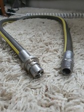 Oven Cooker Gas Pipe Hose Straight Connector Approx 120cm Long