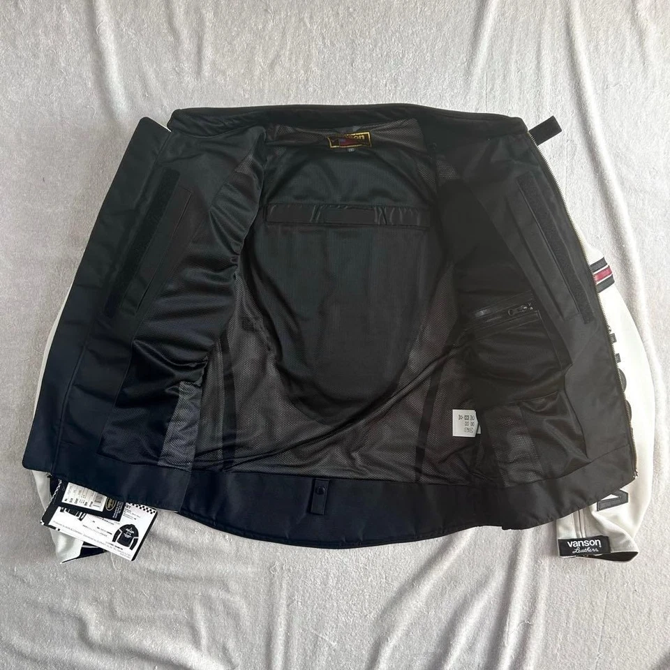 NEW VANSON ONE STAR VS25105S 2XL Mesh Riders Jacket Japan - Image 4 of 4