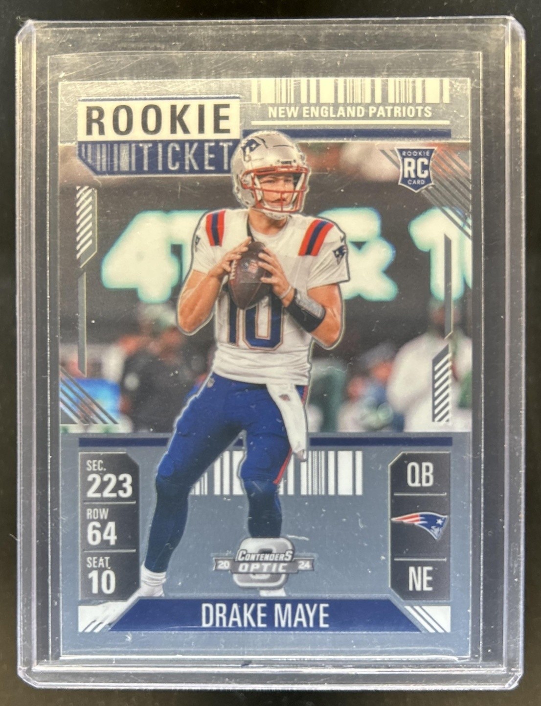 2024 Panini Contenders Optic Drake Maye Ticket RC #70 Patriots Rookie