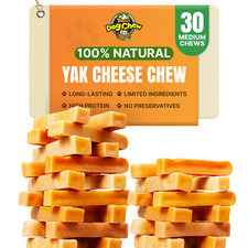 Yak Cheese Chew Sticks 5lbs for Medium dogs - Natural Handmade Dog Chew Treats