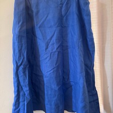 Talbots 100 Linen A-Line Full Skirt women's size 12