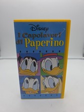 VHS Disney I Capolavori di Paperino Aprile 1998 OTTIME CONDIZIONI