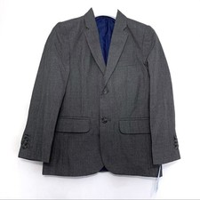 Cat Jack Boy s Size 8 Gray Classic Style Long Sleeve Suit Jacket - NWT
