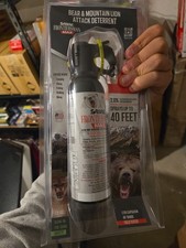 7.9 oz. Bear Spray & Mountain Lion Spray with Belt Holster