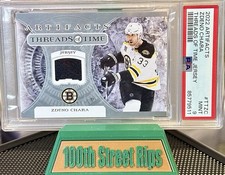 2022 Upper Deck Artifacts Threads of Time Zdeno Chara PSA 9 No. TT-ZC Bruins