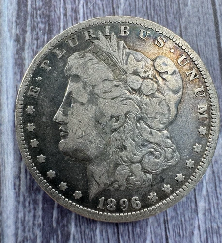 1896-O Morgan Silver Dollar—Better Date, 90% Silver, New Orleans Minted,Toner!