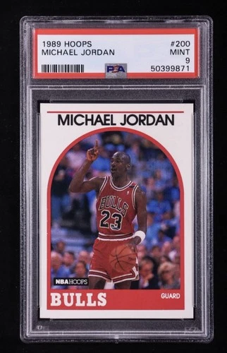 1989-90 NBA Hoops Michael Jordan #200 PSA 9 Chicago Bulls Basketball Card
