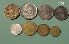 Sammlung französischer Franc-Münzen Konvolut Lot