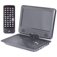 GPX 9-inch Standard Portable DVD Player with Remote - USB-A/SD Card/AV IN/AV OUT