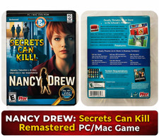 Nancy Drew Secrets Can Kill Remastered PC Mac DVD-ROM Mystery Game NEW ENDING