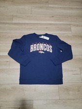 Denver Broncos NFL Men  s Large Team Apparel Crewneck Sweatshirt Blue Football