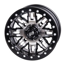 Tusk 4137 Teton Beadlock Wheel 14x7 5.0 2.0 Machinedblack For Utv Tusk 4137 Teton Beadlock Wheel 14x7 5.0 2.0 Machinedblack For Utv