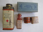 Vintage Official Goodyear First Aid Kit Tin Car Automobile Glove Compartment — photo 9