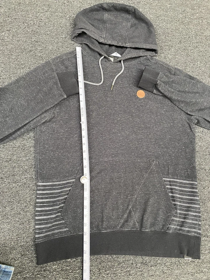 Volcom Grey Hoodie Jumper Sweater Pullover Men's Size Medium - Image 4 of 4