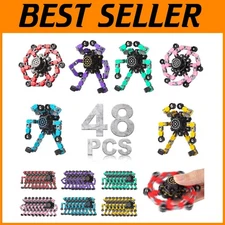 Transformable Fidget Spinners for Stress Relief - 6 Colors