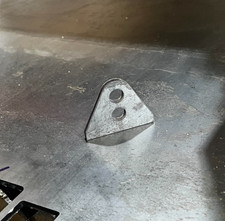 8x    55 x 42 x 4mm 2x 10.2mm holes. Weld on bracket, mild steel, roll cage No4