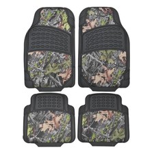 4pc Two Tone Camo Rubber Floor Mats All Weather Mt-684 4pc Two Tone Camo Rubber Floor Mats All Weather Mt-684