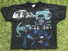 Vintage 90s Star Wars Lord Vader Darth Vader Movie Promo T-Shirt Youth Kids M