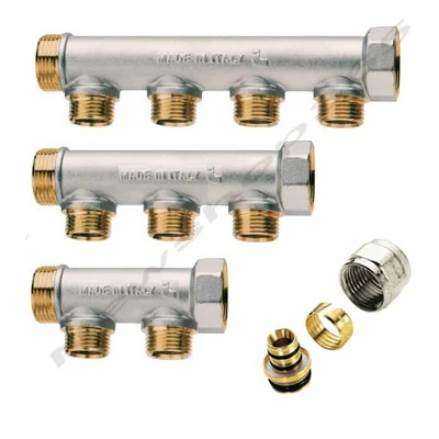 ITAP S.P.A. COLLETTORE LINEARE DISTRIBUZIONE RISCALDAMENTO M-F TESTA 3/4" VIE LATERALI 1/2"