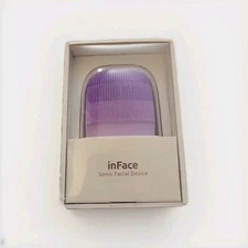 inFace MS 2000 ProSonic  Vibrating Facial Cleaner. Purple. New. Free Ship!
