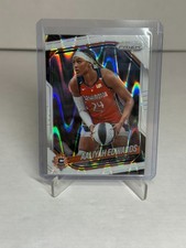 2025 Panini Prizm WNBA - Aaliyah Edwards #94 White Seismic Prizm