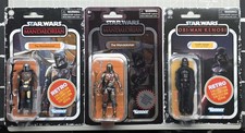 Star Wars Retro Collection Darth Vader And The Mandalorian 3.75 Figures New