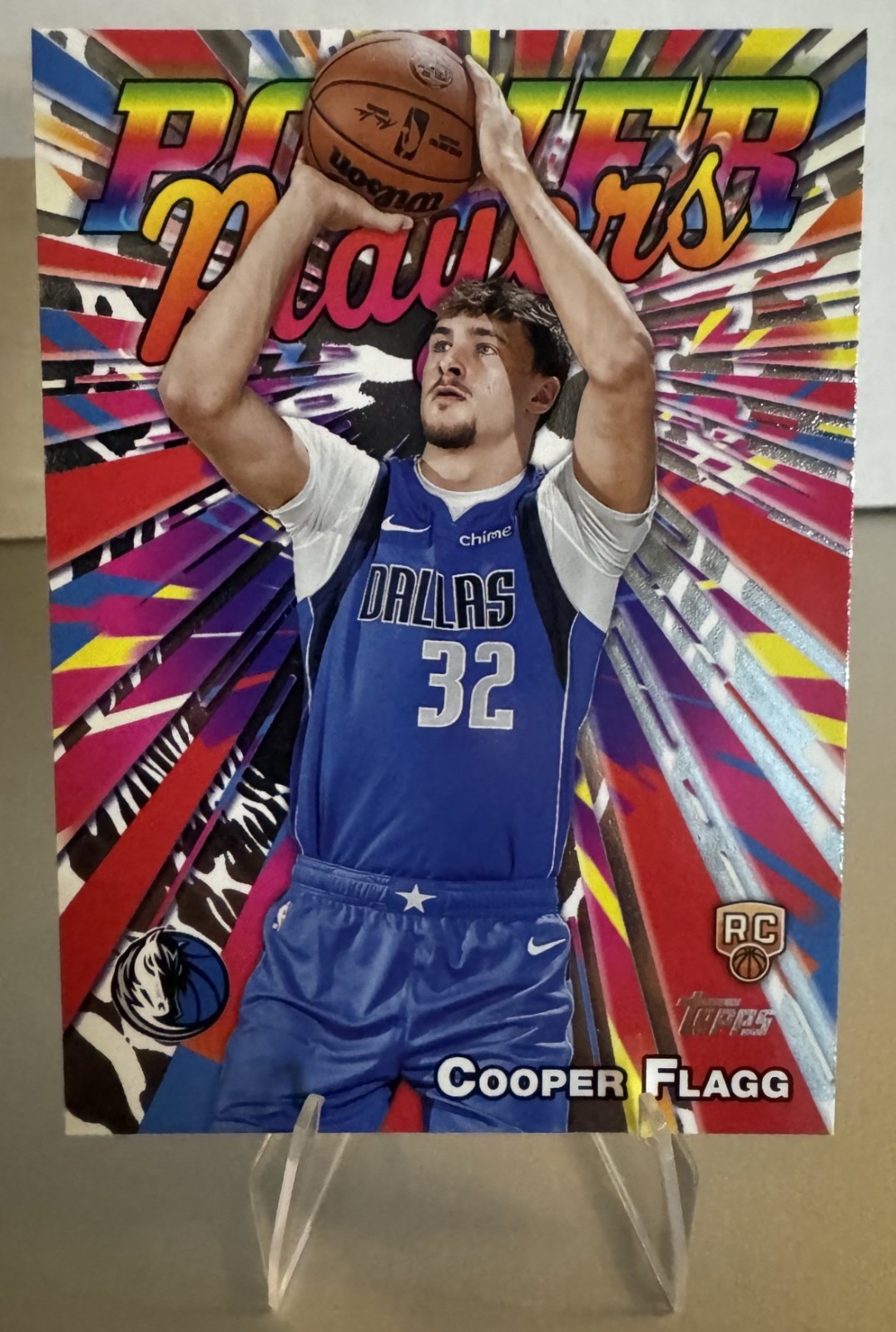 Cooper Flagg #PP-16 "POWER PLAYERS" Insert - 2025 Topps Basketball - Mavericks