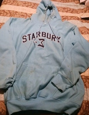 STARBURY HOODIE Size Large blue pullover As Is by former Knick Stephon Maurbury